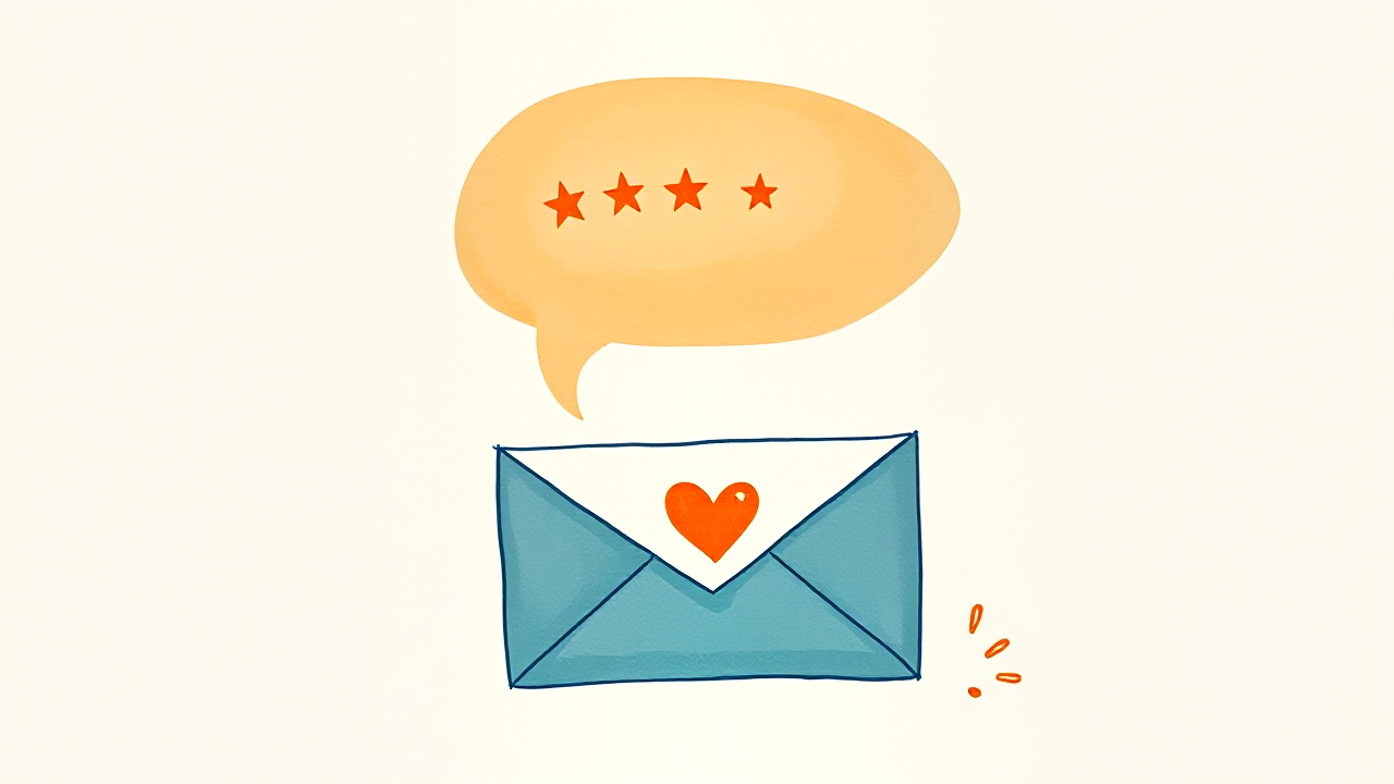 Hero illustration for: How to Ask Happy Customers for Reviews Without Being Pushy